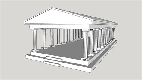 Staroveký grécky chrám zasvätený bohyni zeme