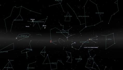 Mapa súhvezdia Kozorožec