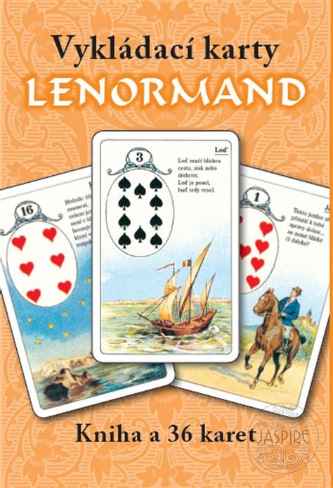 Ilustrácia sady kariet Lenormand