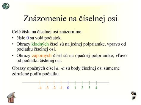 Ilustrácia číselnej osi