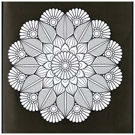 Ukážka mandaly s fraktálovými vzormi