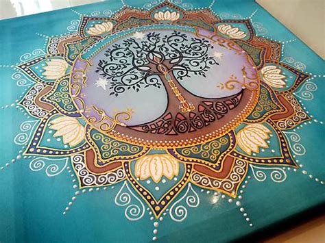 Mandala so symbolom Stromu života