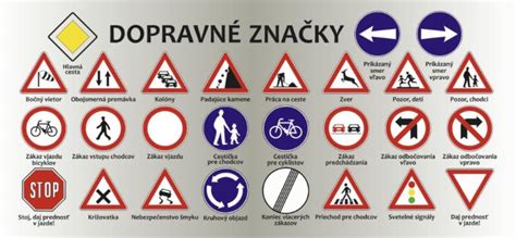 Dopravné značky prednosti v jazde