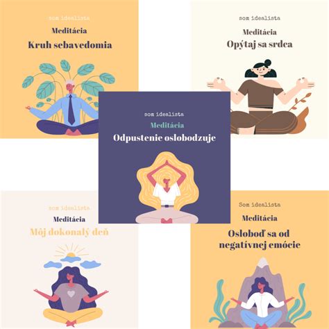 Ilustrácia zobrazujúca osobu v hlbokej meditácii s pozitívnou energiou okolo