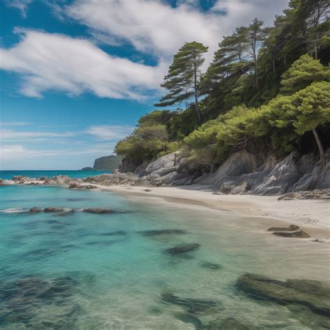 Kamienková pláž pri Afroditinej skale s tyrkysovou vodou