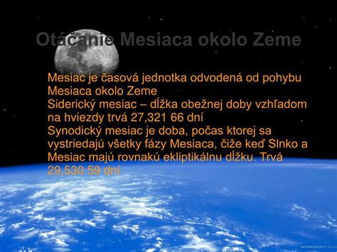 Ilustrácia obežnej dráhy Mesiaca okolo Zeme