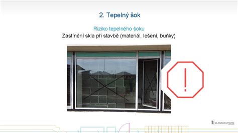 Diagram znázorňujúci tepelný šok v skle