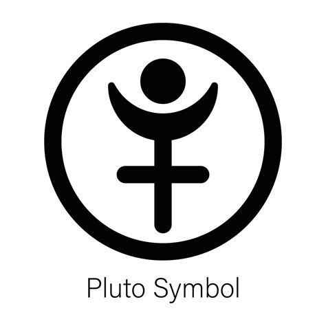 Symbol Škorpióna s planétou Pluto