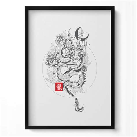 Ilustrácia čínskeho Draka