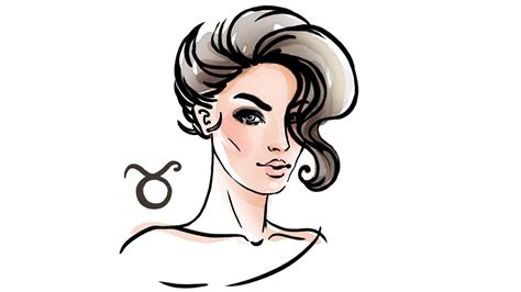 Detailne zobrazená žena Býk