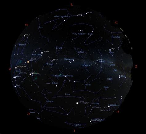 Nočná obloha so splnom