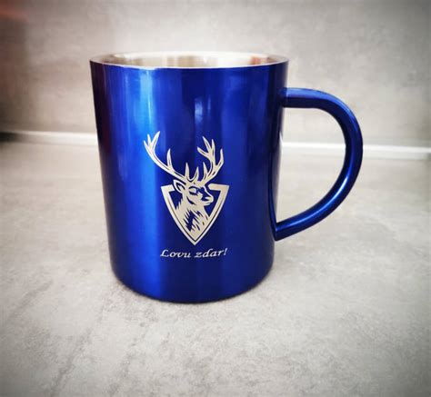 Poľovnícky hrnček s motívom