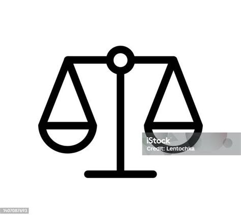 Symbolické váhy zobrazujúce rovnováhu