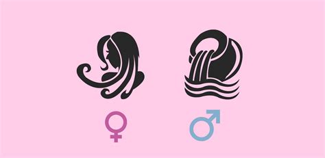 Žena Panna a muž Vodnár