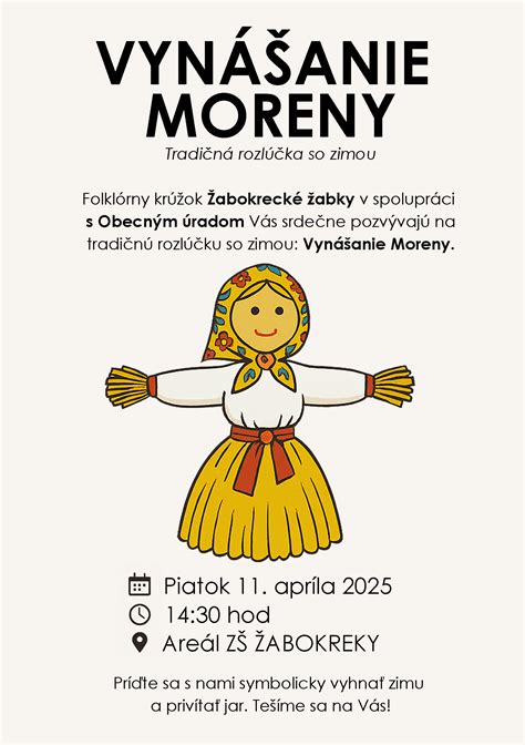 Slovenská ľudová bábika Morena pripravená na vynášanie