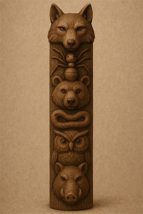 Indiánske totemové zvieratá