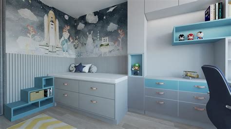 organizovaná detská izba s minimom predmetov