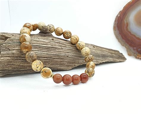 Náramok z jaspisu obrázkového