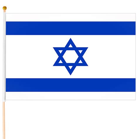 Vlajka štátu Izrael s Dávidovou hviezdou