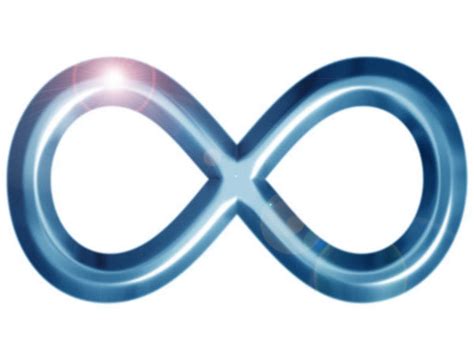 Ilustrácia symbolu D - nekonečno (ležatá osmička)