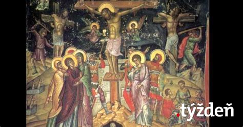 umelecké znázornenie ukrižovania Ježiša Krista