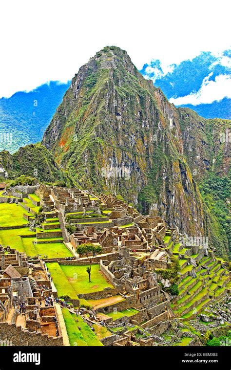 Machu Picchu aerial view