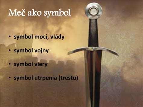 Meč ako symbol odhodlania