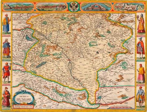 historická mapa banského revíru a okolitých tajchov