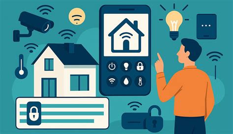 inteligentná domácnosť s automatizovaným osvetlením