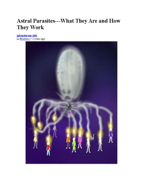 Astral parasites as depicted in esoteric art