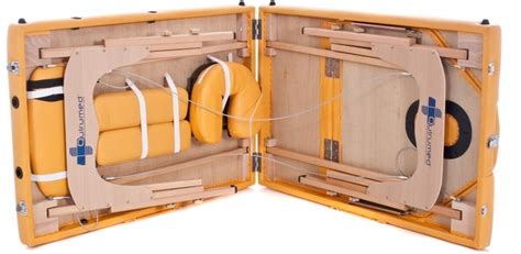 štruktúra dreveného masážneho lehátka