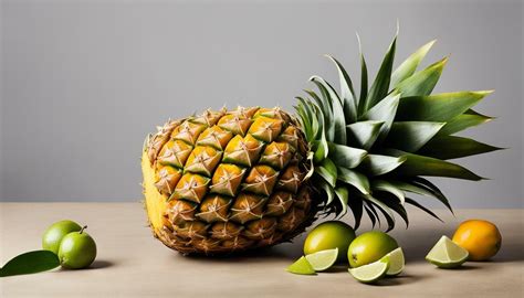 Servírovaný ananás na tanieri