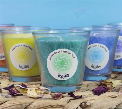 Čakrová sviečka pre krčnú čakru