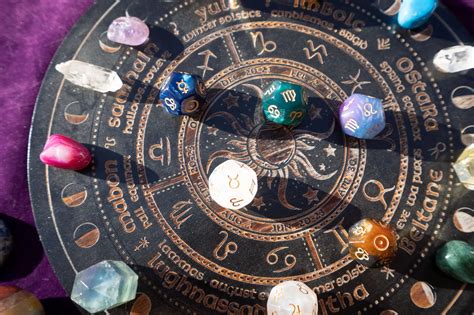 Astrologický kruh a symboly planét v galaxii