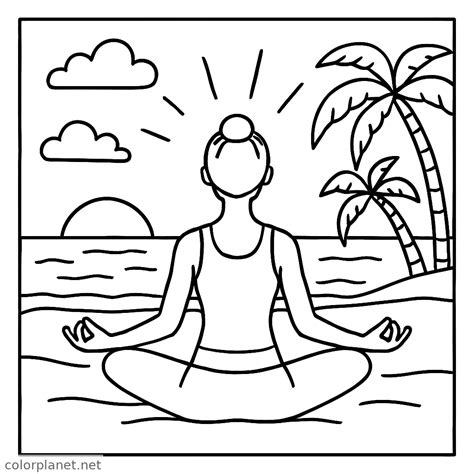 pestrofarebná mandala deka rozprestretá na piesočnatej pláži pri západe slnka