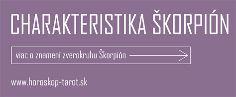 Charakteristika Škorpióna a jeho mesačné vplyvy