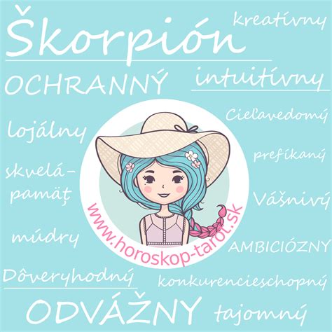 informačná grafika: kľúčové vlastnosti a symboly znamenia Škorpión