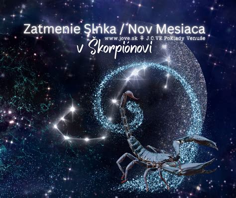 novolunie v Škorpiónovi a jeho milostný vplyv