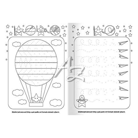 ukážka grafomotorických cvičení v zošite