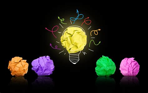 Brainstorming with creative ideas