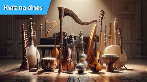 Orchestrálne nástroje symbolizujúce hudobný doprovod