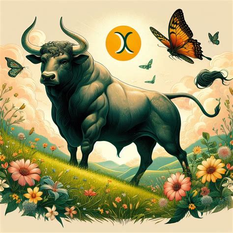 Zobrazenie astrologickej opozície Býka a Škorpióna na zvieratníku