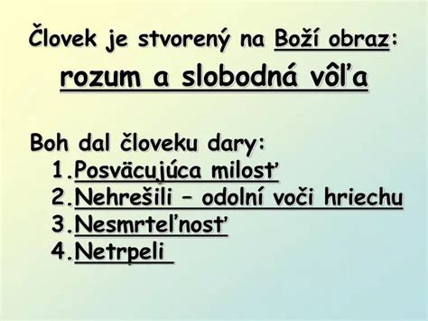 Človek pred rozhodnutím - slobodná vôľa