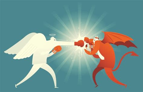 Démon alebo anjel, symbol pre dobro a zlo