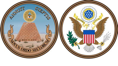 Detailná schéma Veľkej pečate USA