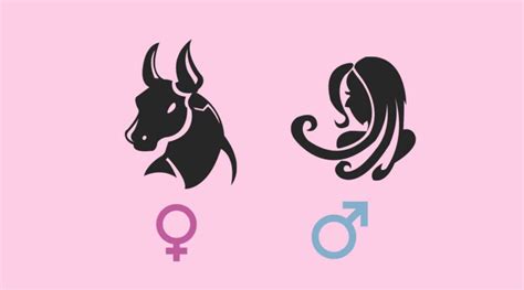 Pár Žena Váhy a Muž Býk