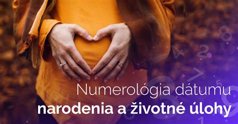 Schéma výpočtu životného čísla z dátumu narodenia