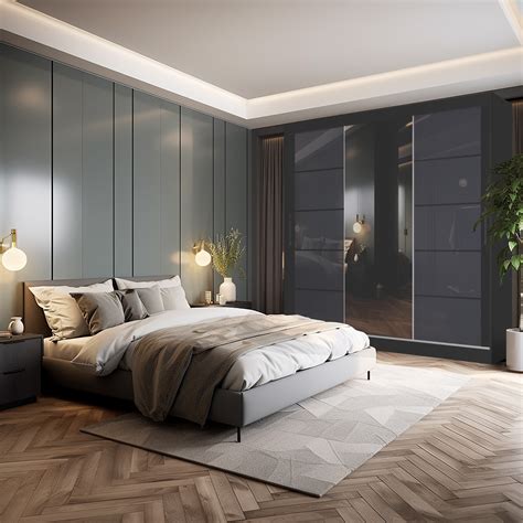 moderná minimalistická spálňa s jemnými zemitými tónmi