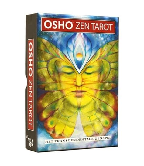 zobrazenie kariet Osho Zen Tarot s meditujúcim človekom v pozadí