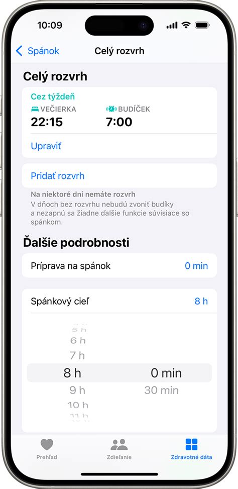 Screenshot nastavení iPhone pre pridanie kalendára